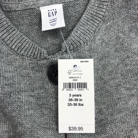 GAP | Peplum Hem Unicorn Cardigan - Picture 8 of 8